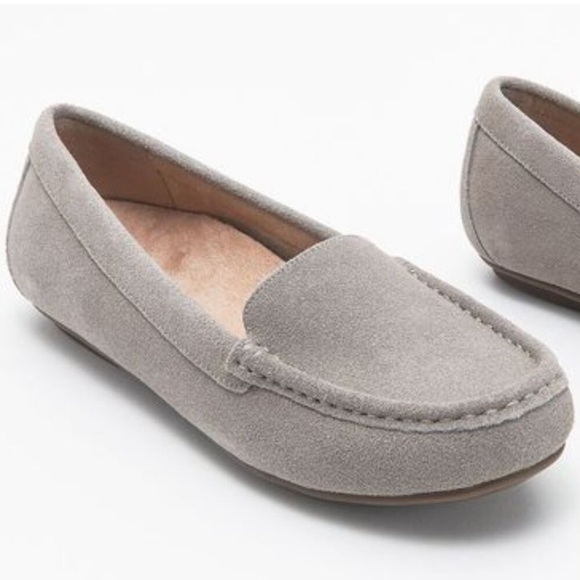 Women’s VIONIC Debbie grey suede leather slip on loafers- Size 9 - Picture 3 of 12